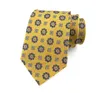 Silk ties ties personalizzati da uomo slim hankie bevande business moda paisley flores wedding party si 240412