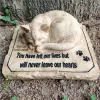 Grabsteine Personalisierte Katzengedenksteine Pet Memorial Stones Gartensteine Grabmarkierungen gravieren mit Namen und Datum JSYS