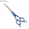 Ножницы для ножницы для ухода за собакой 6,5 "7" JP 440C Purple Dragon Slinning Scissor Profession