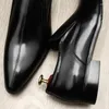 Dress Shoes Size 6-12 Handmade Mens Penny Loafers Genuine Leather Black Brown Men Wedding Party Slip On Italian Fashion