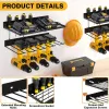 Racks Power Tool Organisateur Mur Mound Stremage de style Ool Shelf High Duty Electric Dring Toolrs Rackder Rangement de stockage pour atelier Garage Orga