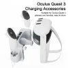 Chargers Controller Charging Base Efficient VR Headset Laddningsbrygga med indikatorljus lagringsställ för Meta Quest 3 Användarvänlig