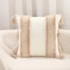 Coussin de coussin de tufting oreiller 45x45 / 30x50cm taies d'oreiller décoratives pour canapé lit salon décor de maison