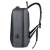 Backpack Crossten Antift Lock 15,6 "ordinateur portable USB facture multifonctionnelle étanche du sac à dos de jour de la journée.