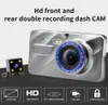 Ny mest populära bil DVR Dash Camera Driving Video Recorder Full HD Double Cams 1080p 170 Degrees 4quot WDR Motion Detection Par3943012