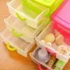 Schubladen Neue praktische Süßwarenschubladen -Desktop -Aufbewahrungsbox Transparent Schmuck Organizer Halter Schränke Plastiklagerbox