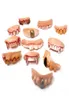 Party Masks 12pcsset Halloween Prank Toys Simulation Rotten Teeth Vampire Denture Masquerad Cosplay Fake Props4781190