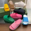 Designers Sandals Slide Brand Women Ladies Hollow new color Platform Slippers Women's Slide Sandals Fashion Classics Lovely Sunny Beach Luxury Woman Sandals