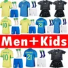 24 25 BRAZILS 2023 2024 soccer jerseys Camiseta de futbol PAQUETA RAPHINHA football shirt maillots MARQUINHOS VINI JR brasil RICHARLISON MEN KIDS NEYMAR