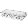 Bins 12/14/21 Grids Egg Storage Box Egg Tray Containers Kitchen Refrigerator Eggs Transparent Dispenser Airtight Fresh Preservation