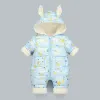 Coats 2022 Baby clothes Winter Snowsuit Plus Velvet Thick Baby Boys Jumpsuit 03 Years Newborn Romper Baby Girls Overalls Toddler Coat