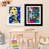 2 PCs Kids Art Frame Set A4 Größe Holz Austausch po display kids Artwork Organizer Home Office Malerei Display 240409