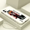 Téléphone cellulaire Bumpers Anime Bleach Ichigo Téléphone Case pour iPhone 15 14 13 12 11 Pro Max Mini x XR XS Max SE20 8 7 Plus Cois de silicone avec lanière Y240423