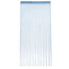 100x200 cm Wohnzimmer String Vorhang glänzender Quasten Silberlinie Cortinas Feste Farbe Fenster Home Tür Teiler 240416