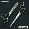 Shears Univinlions 6 "Janpan Steel Professional Hair Cutting Scissors Barbers Hairning Scissors Barbers 헤어 스타일리스트 가위 키트