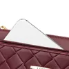 Bag Womens 2024 Lingge Fashion Маленький мини -многослойный многослойный ручный ручной работы упрощенное одно плечо.