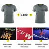 Mens t-shirt quick-drying sports top custom running T-shirt trainer fitness shirt 240408