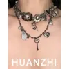 Halsketten Huanzhi Personalisierte übertrieben