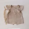 Pennellatura per bambini con un bambino per bambini Summer Bid Codice per bambini ragazzi a manica corta Muslino in cotone in lino in lino di lino di lino.