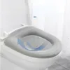 Waterpoof zacht toiletzitje deksel badkamer wasbare dichtstbijzijnde mat kussen kussen o-vorm toiletbril bidet toiletafdekking accessoires