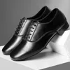 Dance Shoes HROYL Genuine Leather Ballroom For Men Latin Jazz Dancing Man Bigger Size Sneakers Waltz Salsa