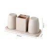 Heads Electric Toothbrush Holder Bathroom Tumbler Storage Shelf Plastic Containers Baskets Home Organizer Accessories