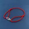 Strands gorąca marka czysta 925 srebrna biżuteria dla kobiet zamknij urok czerwony lina Lucky Bransoletka Przyjaźń Prezenty modne bransoletka
