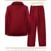 Kadın pijama 2024 Pijama Kadınlar Sonbahar Kış Pazen Loungewear Suit Termal iç çamaşırı artı kadife yastıklı sıcak ev kıyafeti