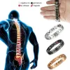 Strands 2022 New Mens Jewellery Magnetic Therapy Health Antisnoringステンレス鋼のブレスレット男性用の調整可能なブレスレットPulsera Hombre