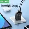 Chargers Rocoren 65W Gan Charger Quick Charge PD 4.0 3.0 Type C USB Charger voor iPhone 15 14 13 Pro Max Samsung Fast Charger voor laptop