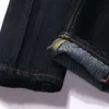 Nuovo marchio Molingfu God Gamba dritta con ricamo alla moda, vestito slim stampato, piccoli pantaloni da jeans da uomo a corto di uomini 823170