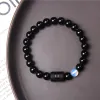 Stränge 12 Sternbänder Bänder für Frauen Männer Paar Armband 8mm schwarze Onyx Perlen Opal Red Achate Tiger Eye Stone Armreif bester Freund