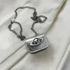 Сумки на плечах мода серебряная золотая черная цепь мини -сумка для одиночного крестовика для женщин портативная монетная кошелька для помады для наушников мешочке