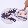 Mouse Pads Wrist Rests Albedo 3D Mouse Pad with Gel Wrist Support Y240423