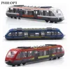 Symulacja Metal Metal Szybka szyna DIECast Train Model Educational Toys Chłopcy Train Train Model Toys Toys Prezent 240422