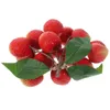 Party Decoration Lychee Skewers Simulated String Model Decor Artificial Fruit Pvc Plastic Fake Fruits