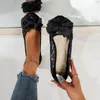 Casual schoenen 2024 vrouwen sandaal s zomer trendy vierkante teen vlinder vlinder-know low heeles dames mode massieve zoete dunne hak vrouwelijke sandalen