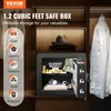 Vevor 1,2/ 0,5 Cubbic Fit Electronic Safe Deposit Safe Box w/ Digital Access overschrijven Sleutels voor winkelgeld Gun Sieraden Document 240415