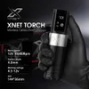 Xnet Torch draadloze tattoo machine roterende batterijpen met extra 36 mm grip coreless motor 4mm slag voor tattoo artist body 240416