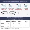 Linser Men's Titanium Eyeglasses Frame Ultralight Myopia Glasögon Full Frame Bekväma Square Square Optical Glasses Frame 9825