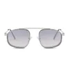 Acetato policarbonato polarizzato grigio blu oversize oversize gradiente di gatto protezione UV unisex donne sfumature da sole occhiali da sole