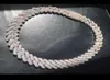 19 mm brede zware ijs uit Bling Diamond Curb Cuban Link Hip Hop Chain Necklace8711961