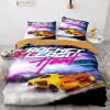 Set Spel Rocket League Sängkläder Set Bedstrast Single Twin Full Queen King Size Car Bed Set Children's Bedroom duvetcover Design Hot