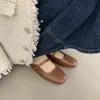 Ретро -размер стиль большой летний модный корейский сандалии повседневная плоская обувь для женщин Zapatos de Mujer 240412 997