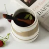 Tasses à thé Pinny 400 ml Retro Caxe de café en japonais Ceramic tenant des tasses thé