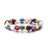 Bracelets 7 chakra reiki cicatrisant bracelet en pierre yoga équilibre perles d'énergie