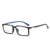 Linsen Antiblue Light Square Rezept Brille Frauen Männer tr90 Myopia Linsen Optische Spektakel Myopen Lunetten 0 0,5 0,75 bis 4,0