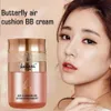 Air Cushion BB Cream Beauty Foundation Cream Concealer Butterfly Makeup Isolation Cosmetic Air Cushion Face Moisturizing K2P3 240410