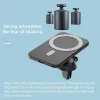 Laddare Fast Wireless Car Charger 30W Qi Magnetic Phone Car Mount Holder For iPhone 13 12 Pro Pro Max Mini 11 Samsung 360 ° Justerbar