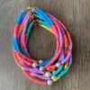 Colliers Boho Fashion Collier de cou coloré Collier bijou